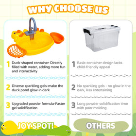 Craft Spot water basin with yellow duck for sensory play