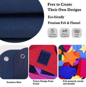 Craftstory four sturdy grommets provide secure mounting for classroom walls.