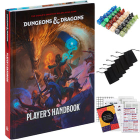 CraftyCrocodile D&D 2024 Player's Handbook cover with vibrant art for immersive sessions.