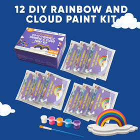 Crafty Happitoys completed rainbow craft set on display for gifting