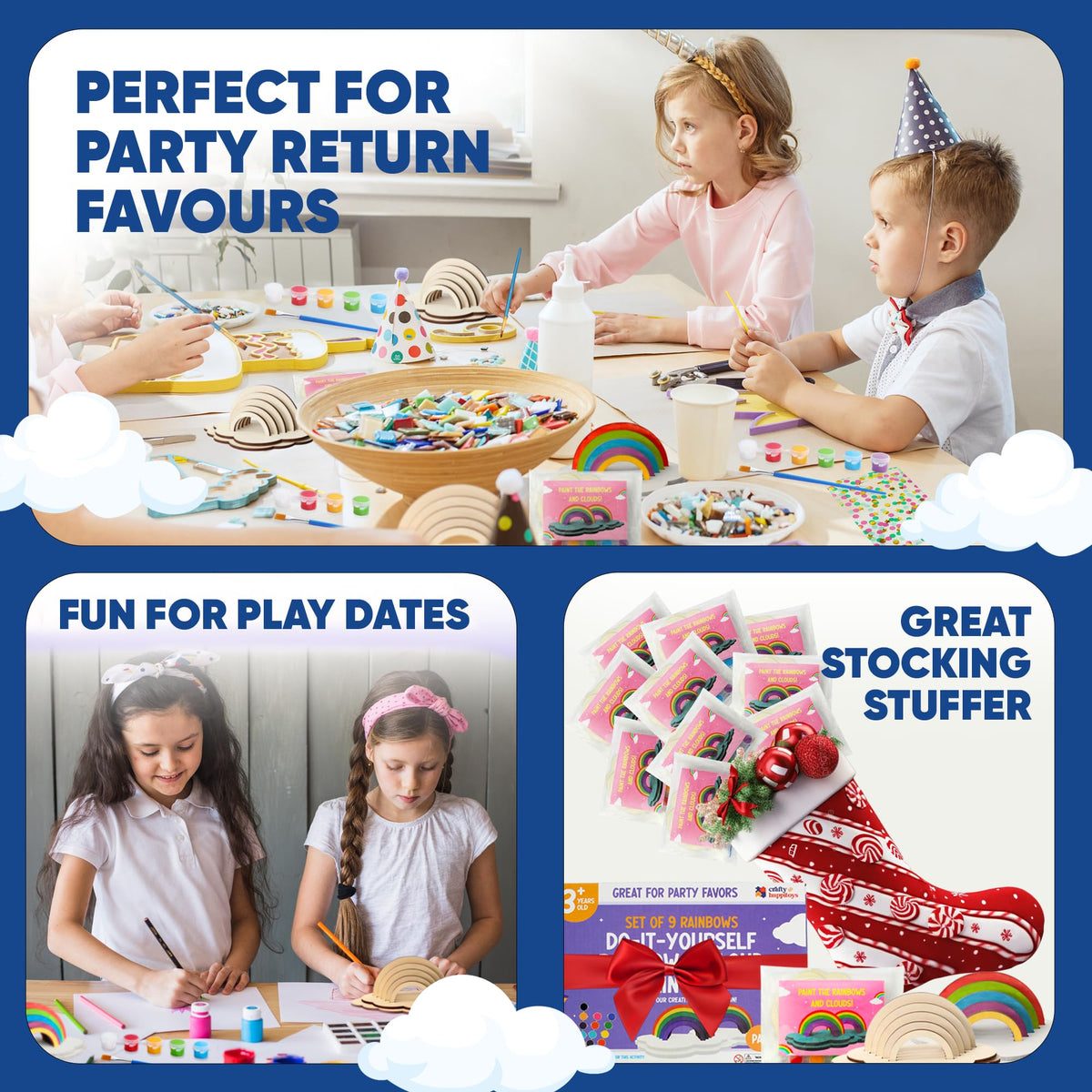 Crafty Happitoys pastel paint strip for safe children’s painting