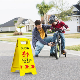 CRAGIEER street safety sign, large height for visibility.