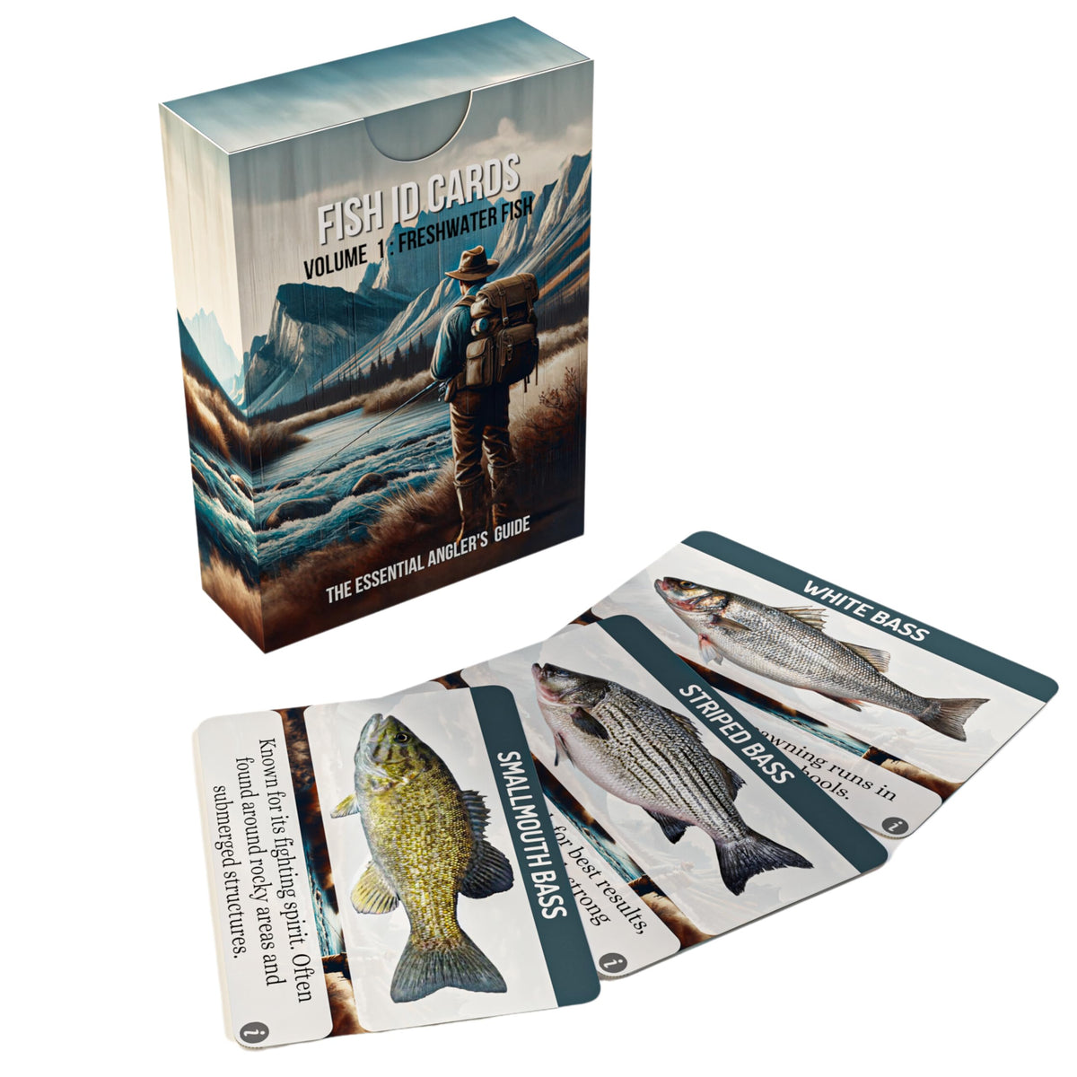 Crane Publishing Freshwater ID Cards 52 cover image for quick on-water reference.