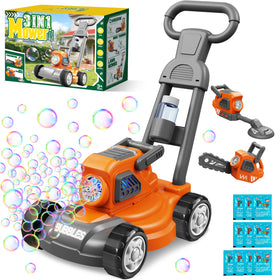 CRATIVWOOD Bubble Lawn Mower body ready for outdoor play and imaginative gardening