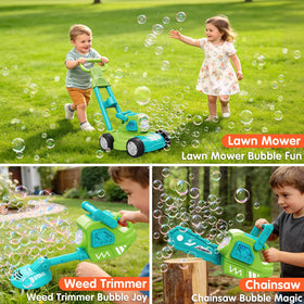 CRATIVWOOD bubble-solution-packs included for hours of colorful, low-mess bubble fun.