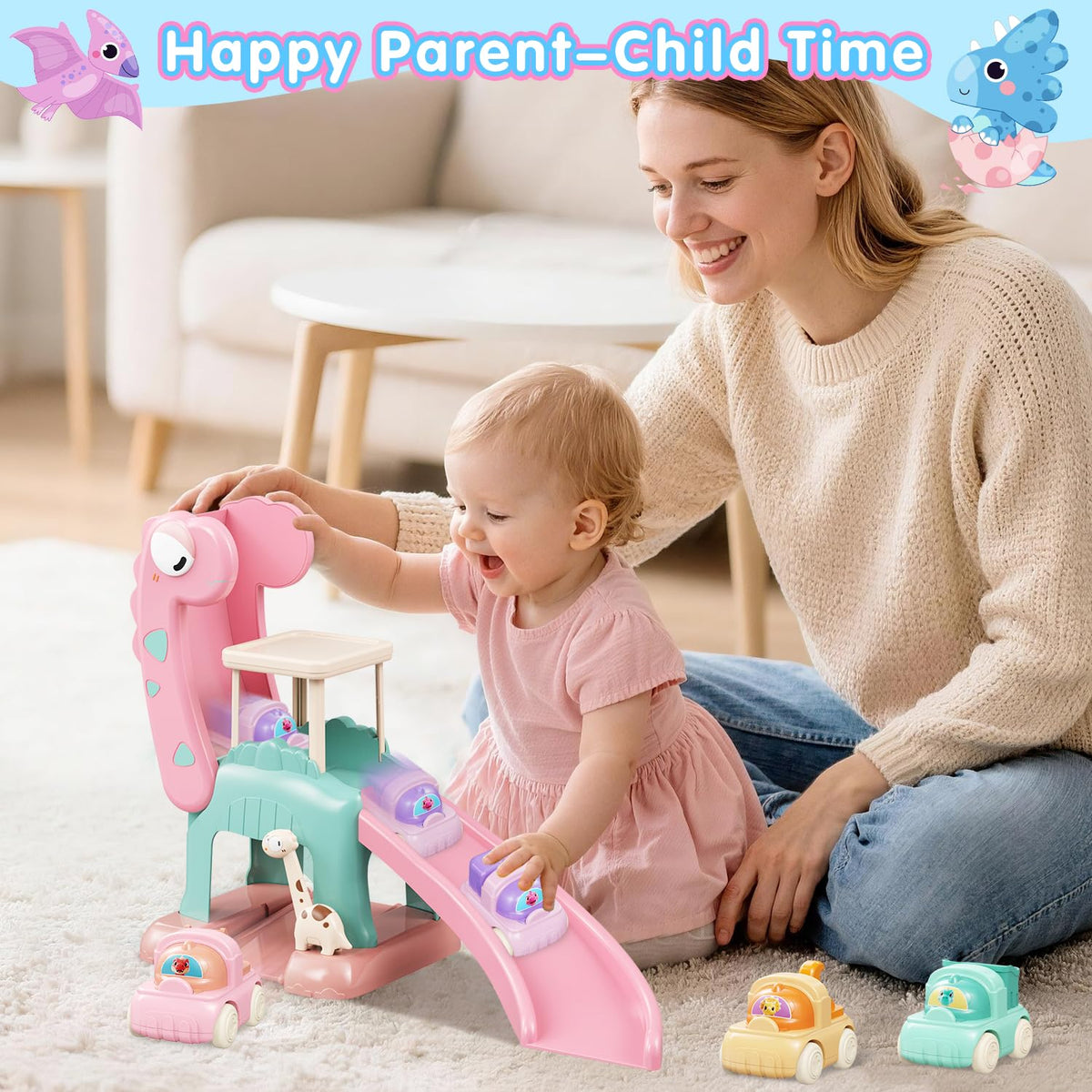 CRATIVWOOD compact indoor toy – fits on tabletops and small spaces.