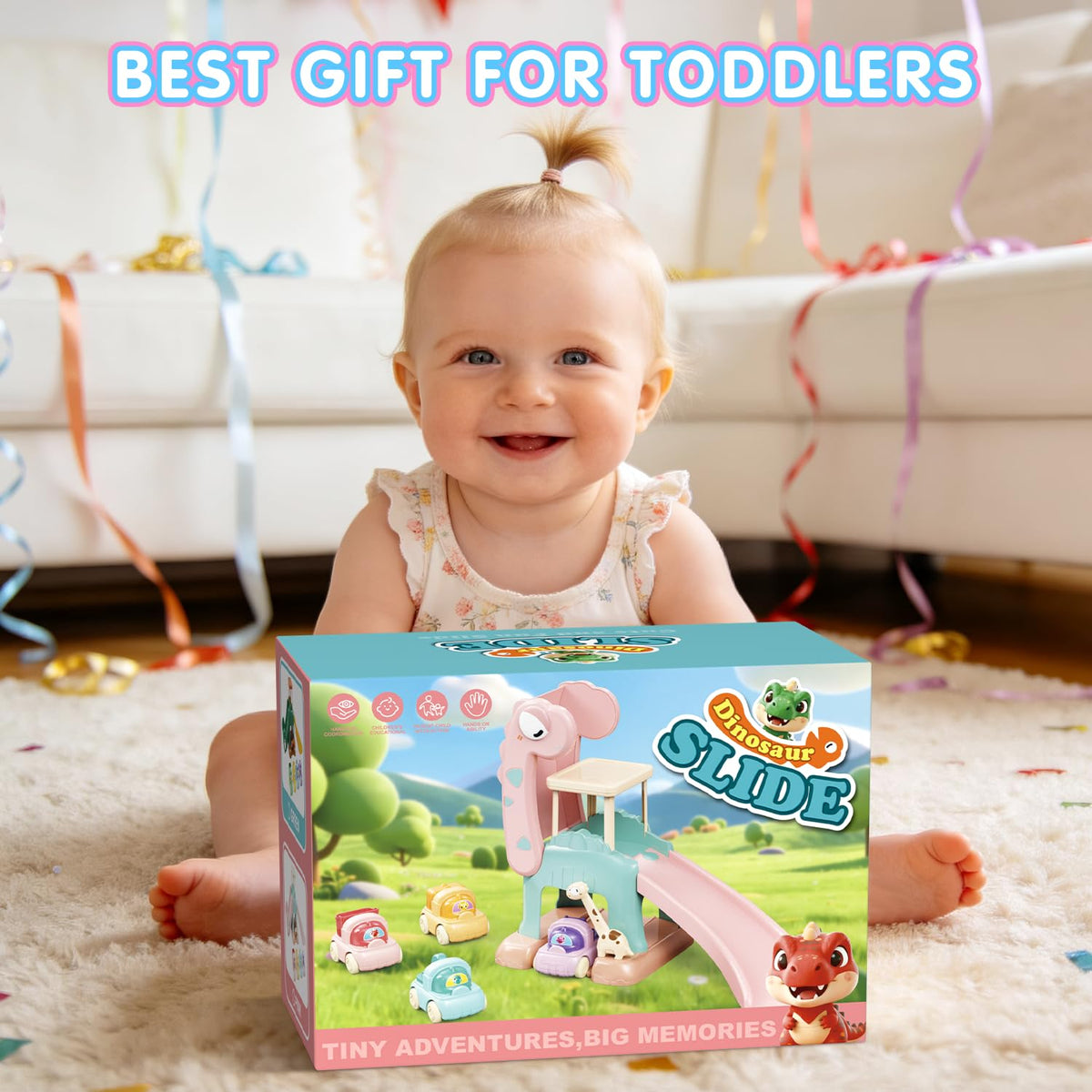 CRATIVWOOD dinosaur toddler toy – durable, safe play for daily use.
