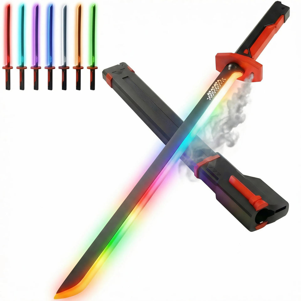 Cravonel RGB light up saber toy showcases vibrant colors for exciting day and night battles.