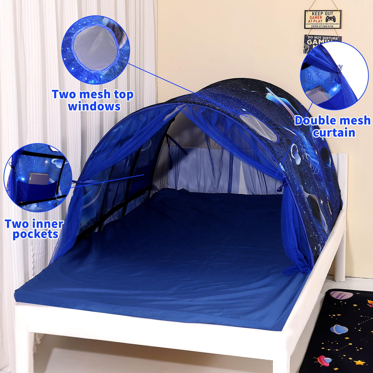 CRAWLBO indoor-outdoor friendly tent suitable for playtime and camping-style adventures