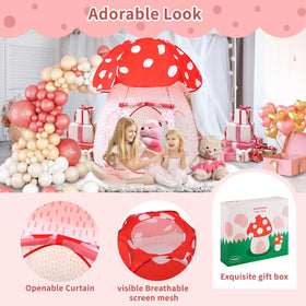 CRAWLBO 54h-37d tent dimensions fit up to three children for shared play.