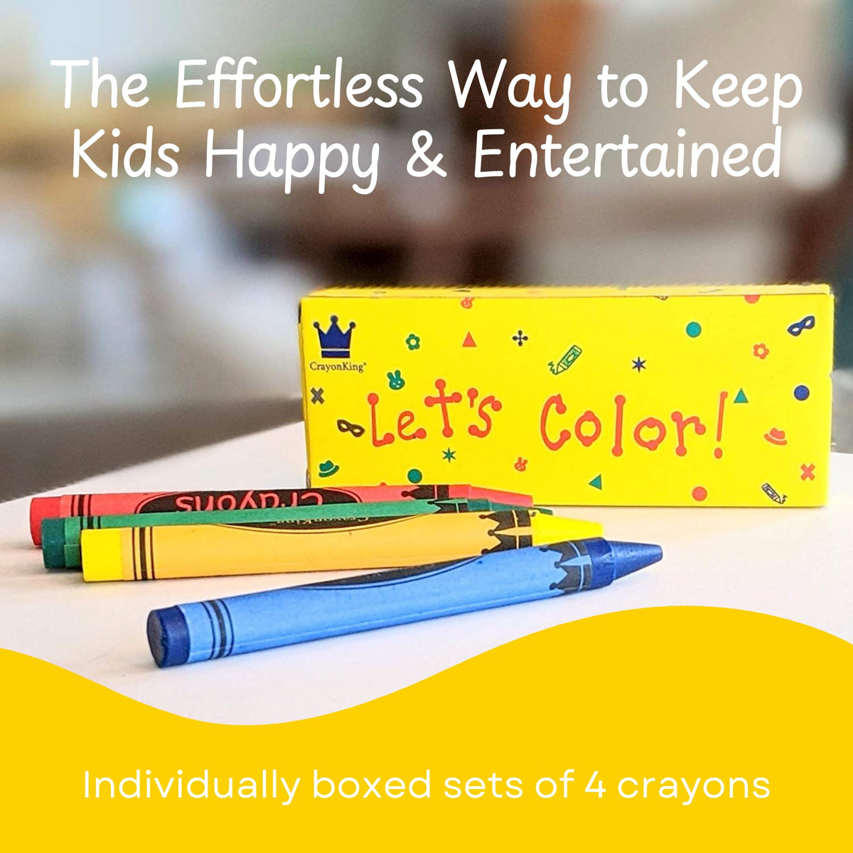 CrayonKing bulk crayons 150 sets; easy restock for classrooms and events.