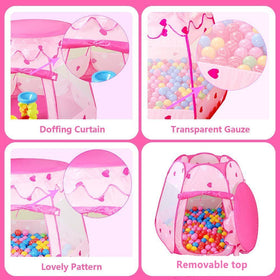 Crayline Ball pit-ready interior supports sensory play with toy storage.