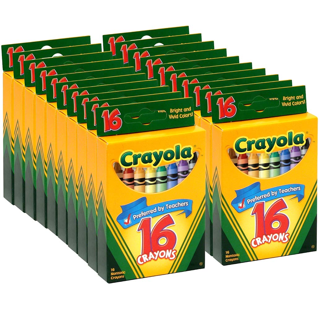 Crayola 16-color crayon pack BX for vibrant coloring and creative play