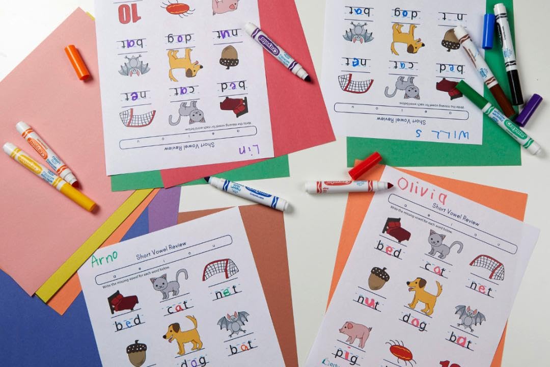 Crayola markers are safe and non-toxic for ages 3 and up