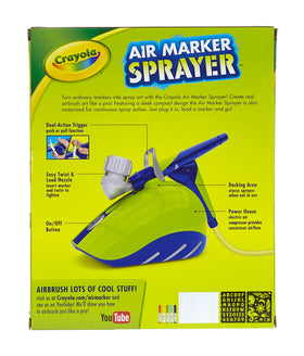 Crayola Air Marker Sprayer works with Pip-Squeaks for bold color blends
