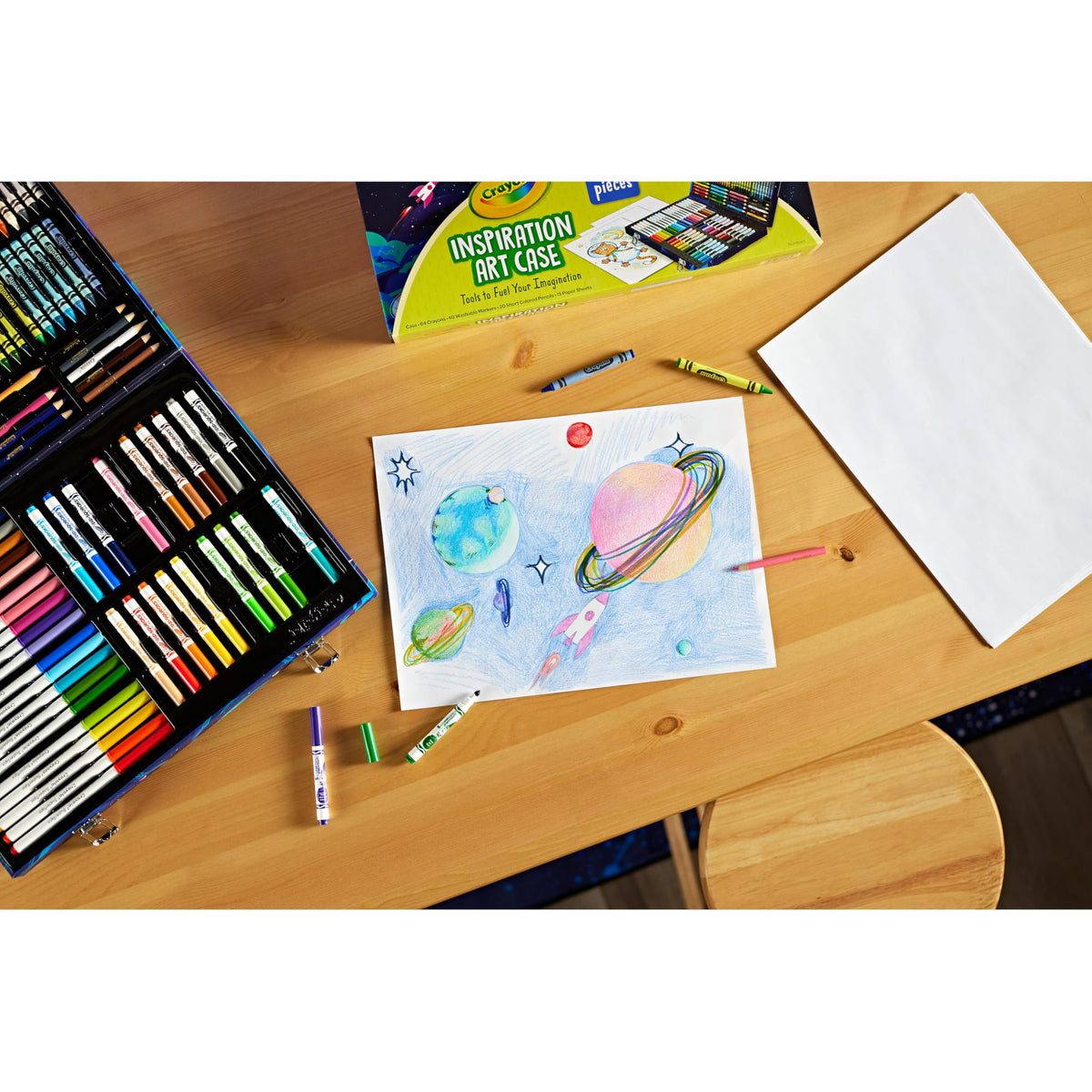 Durable, portable design ideal for travel, classroom, and at-home crafting sessions.