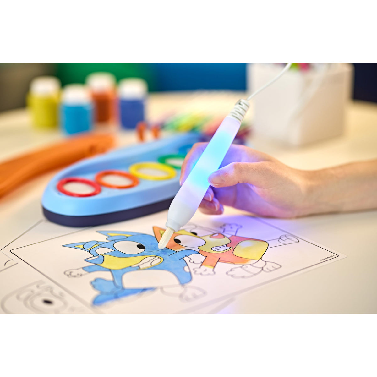 Crayola Bluey Color Wonder paper sheets spark imaginative storytelling.