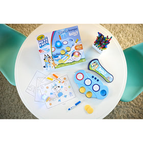 Bluey stamping activity pages enhance imaginative play.