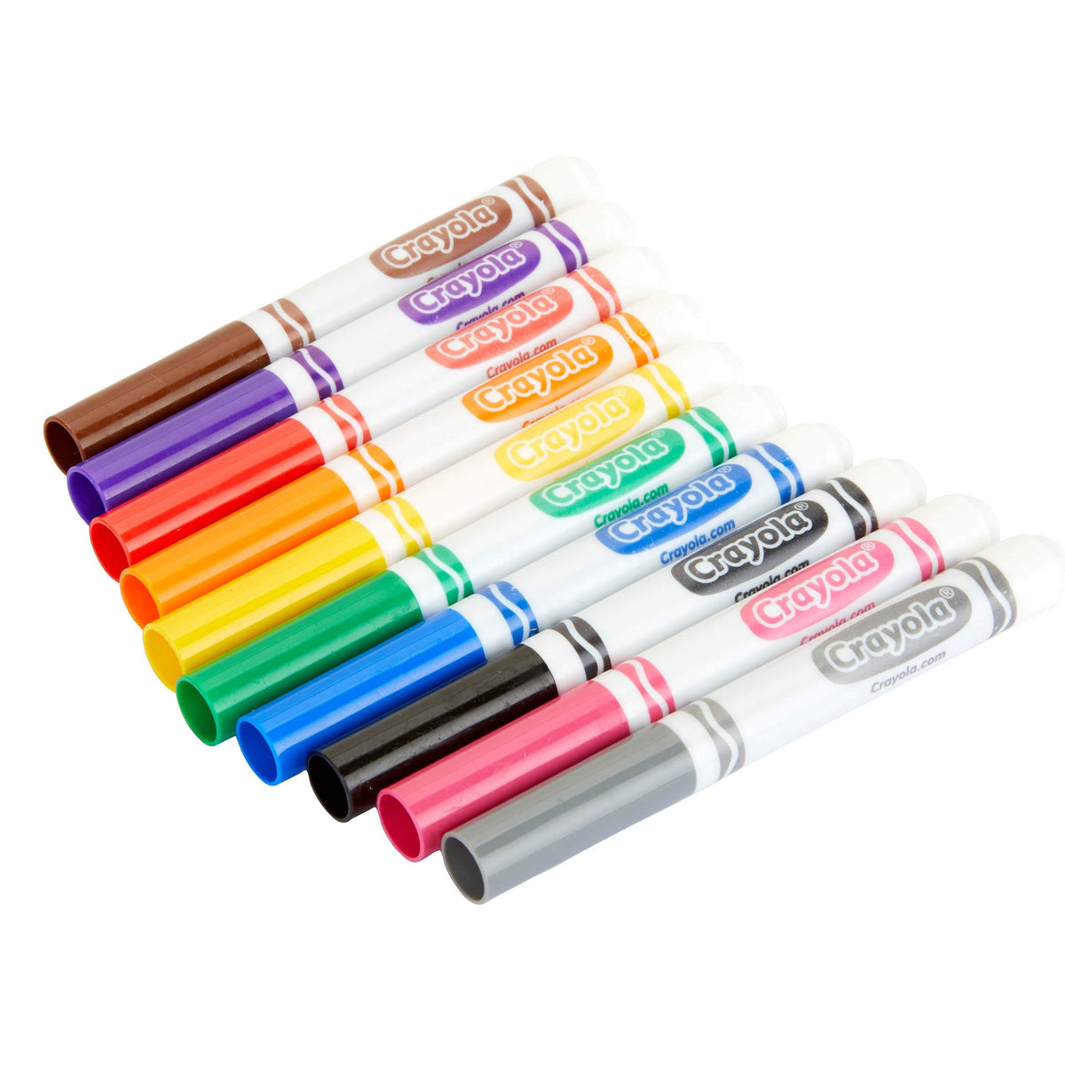 Crayola markers safe and non-toxic for ages 3 and up during crafts