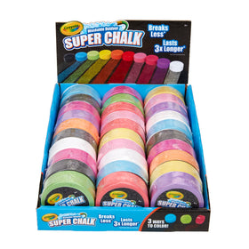 Crayola chalk-pucks-geometry-design enabling three drawing methods for versatile art.