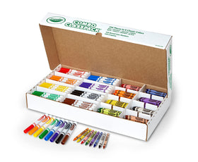 Crayola Classpack crayons offering bright, washable colors for classroom use.