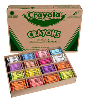 Crayola Classpack storage box with color-by-color sections for classroom efficiency.