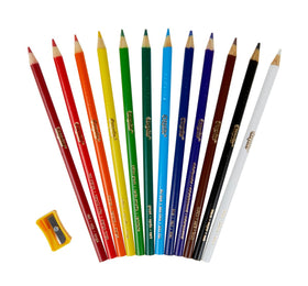 Crayola Classpack organized storage box keeps pencils neatly sorted for classroom use.