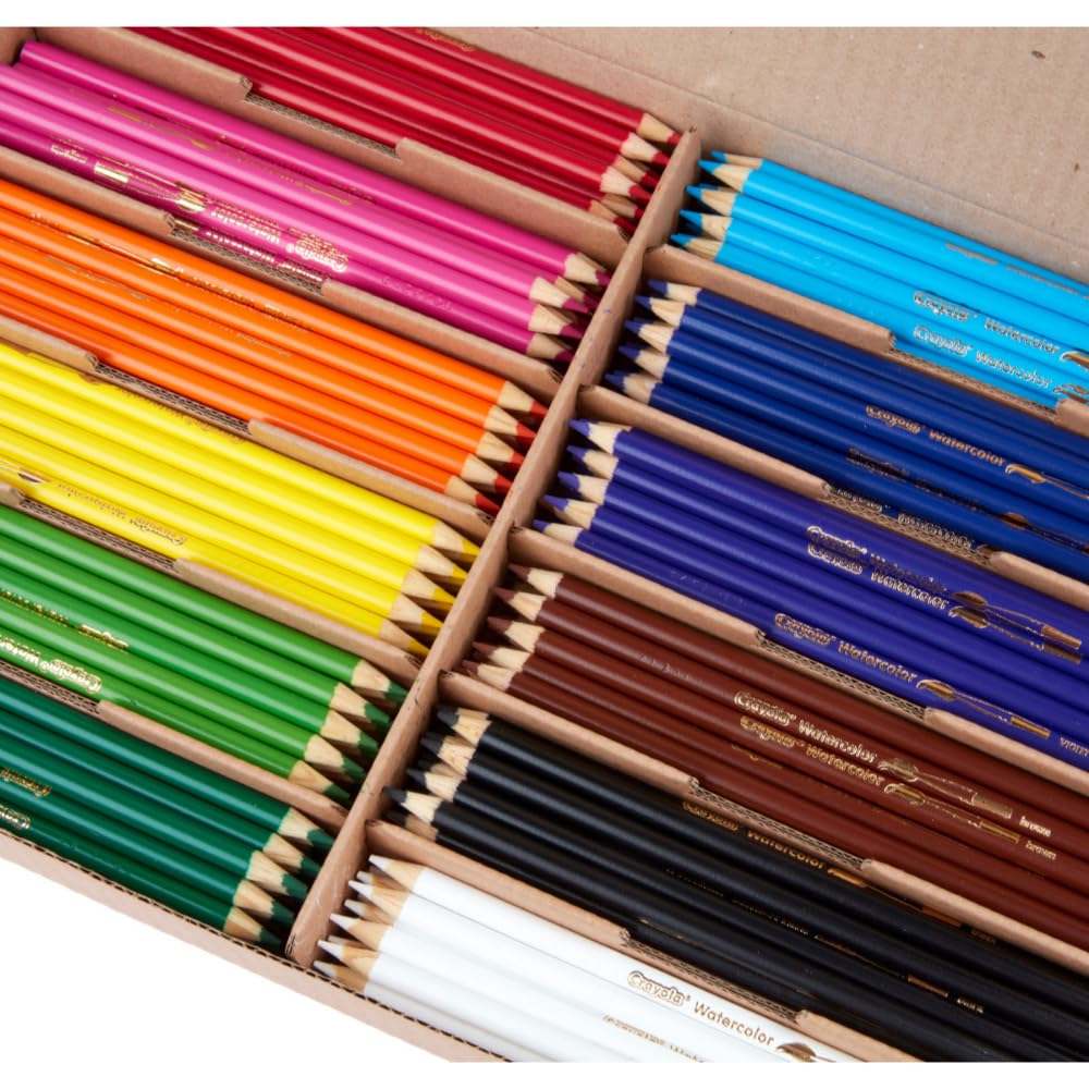 Crayola Classpack watercolor pencils bulk classroom-use kit for teachers.