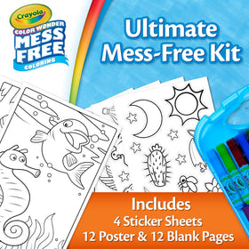 Crayola Color Wonder animal pages ready for imaginative scenes.