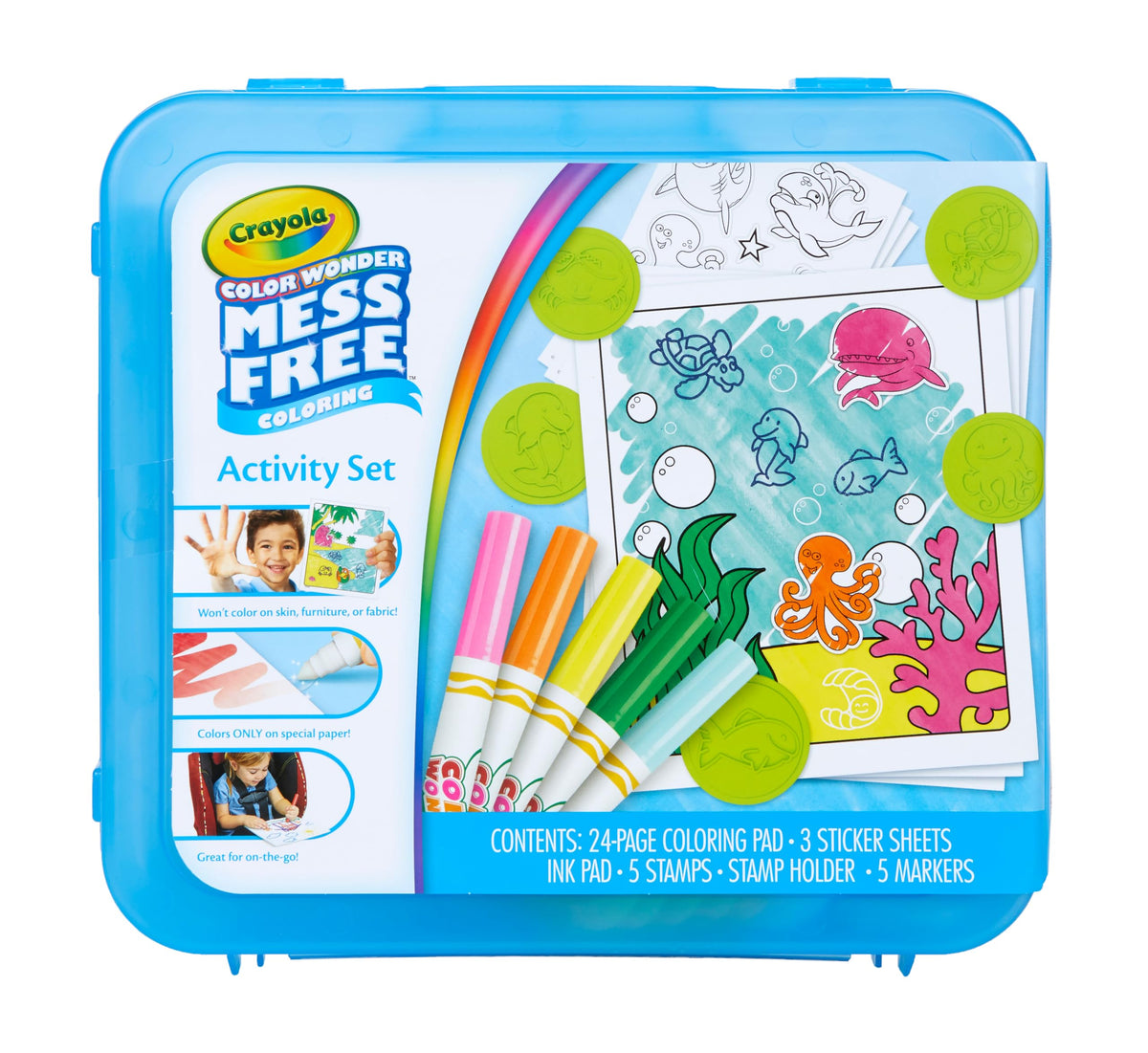 Crayola Color Wonder color pages for mess-free coloring on the go