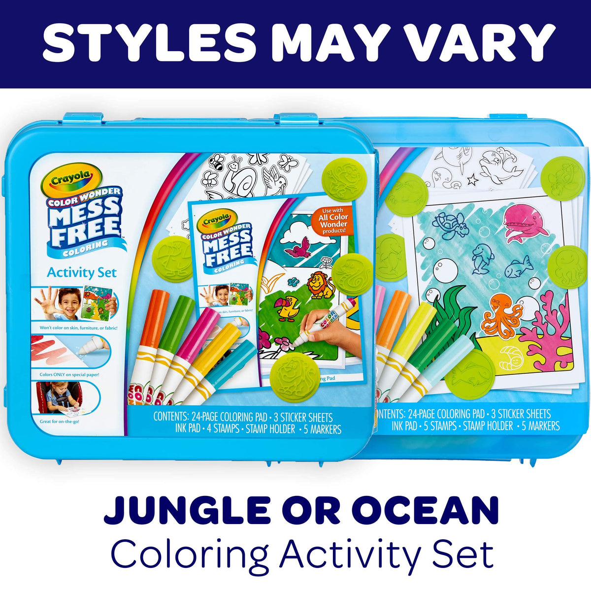 Crayola Color Wonder ink pad keeps play tidy and safe
