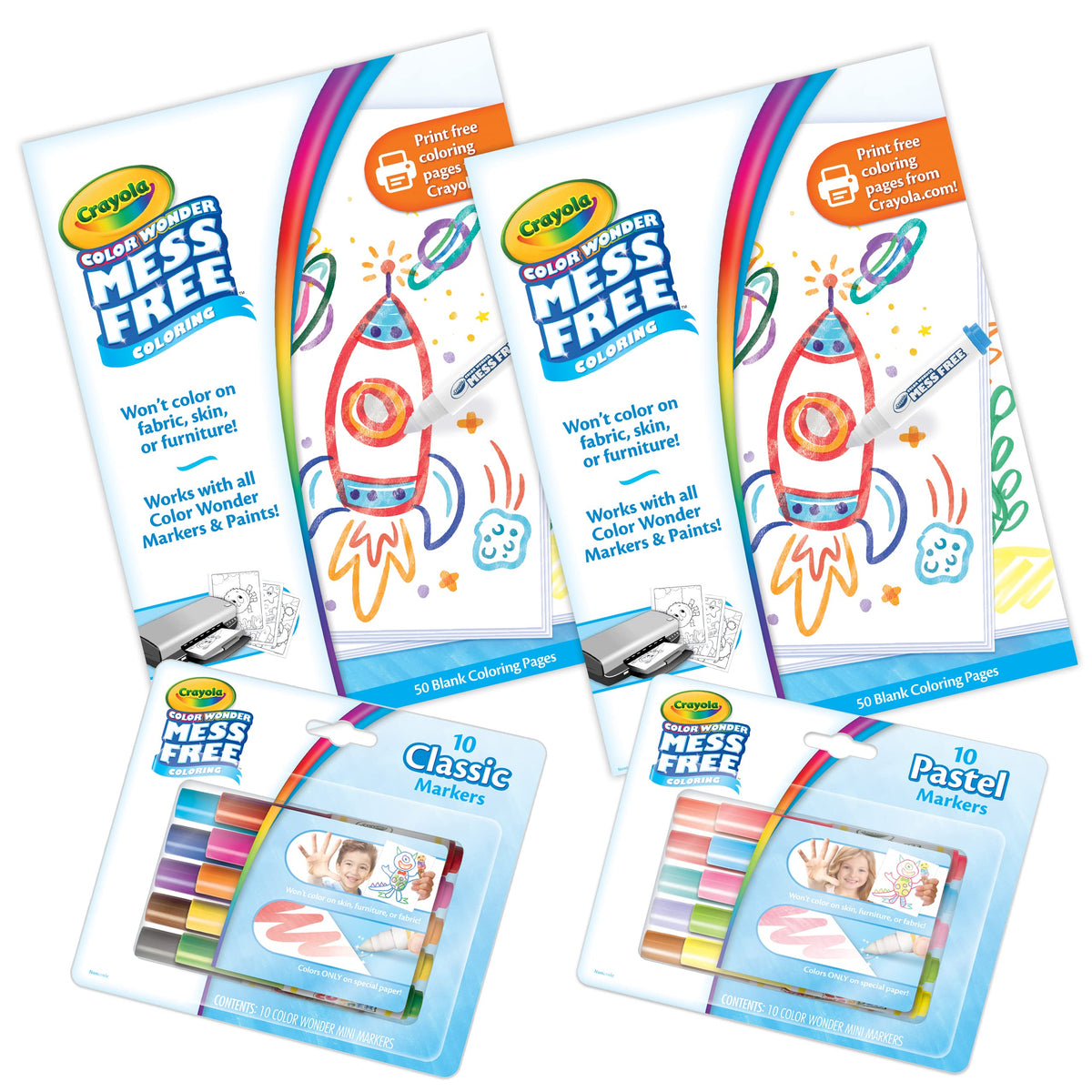 Crayola Color Wonder Mess Free Kit cover for easy portability.