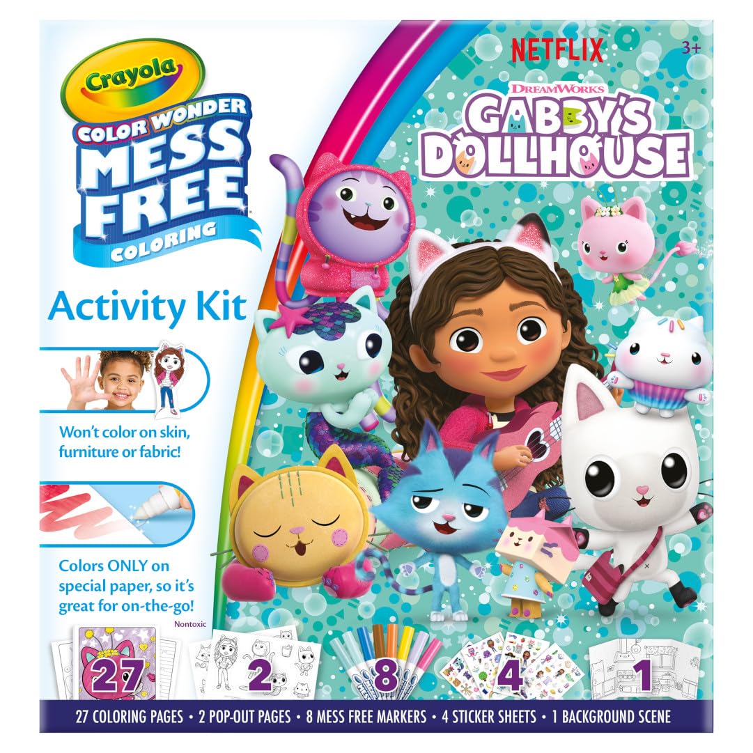 Crayola Color Wonder markers enable mess-free coloring on Color Wonder paper