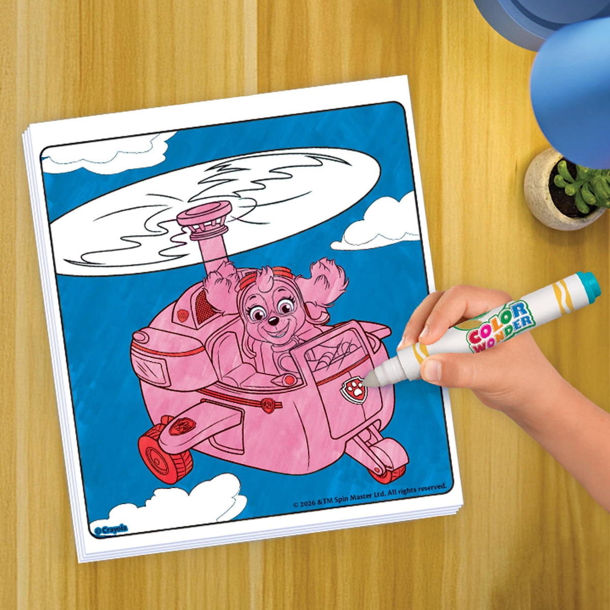 Crayola Color Wonder SpongeBob pad vivid, mess-free coloring at home or on the go.