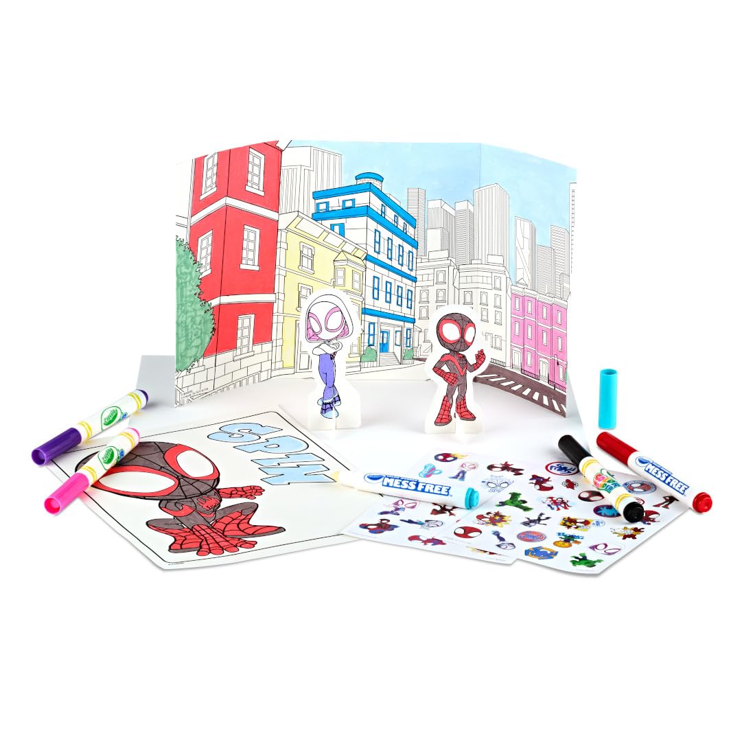 Four Spiderman sticker sheets to embellish pages and crafts