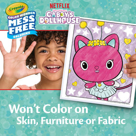 Crayola Color Wonder trifold background creates immersive Gabby play scenes