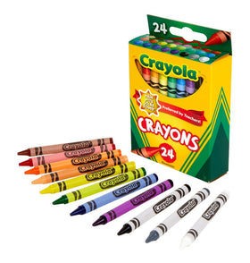 Crayola pre sharpened colored pencils for detailed drawing.