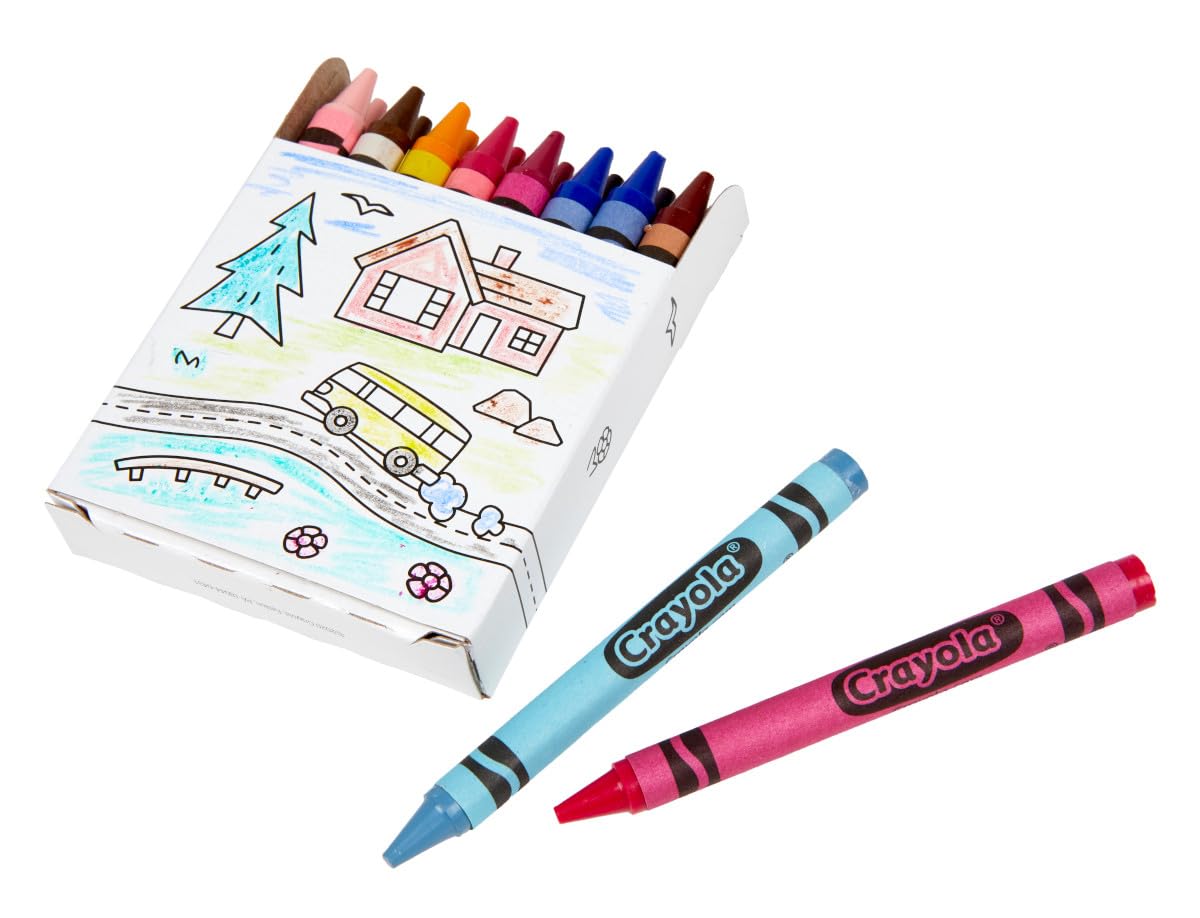Classroom setup with Crayola 240ct crayons supporting group art activities
