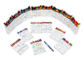 Storage tub from Crayola 240ct set helps organize crayons after use