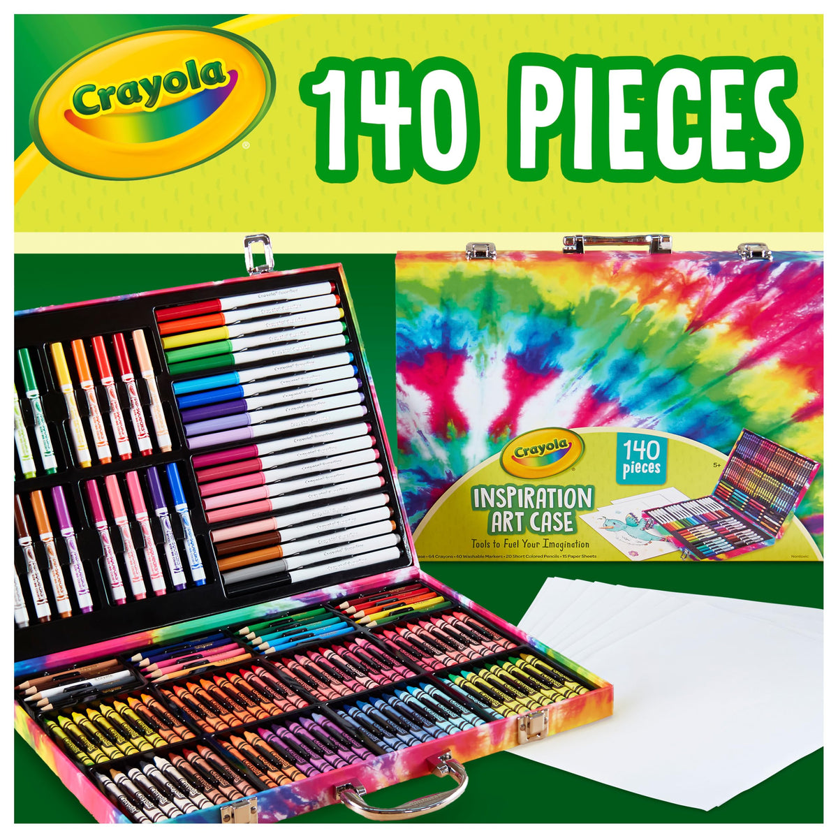 Crayola 64 crayons offer a vivid spectrum for everyday art.