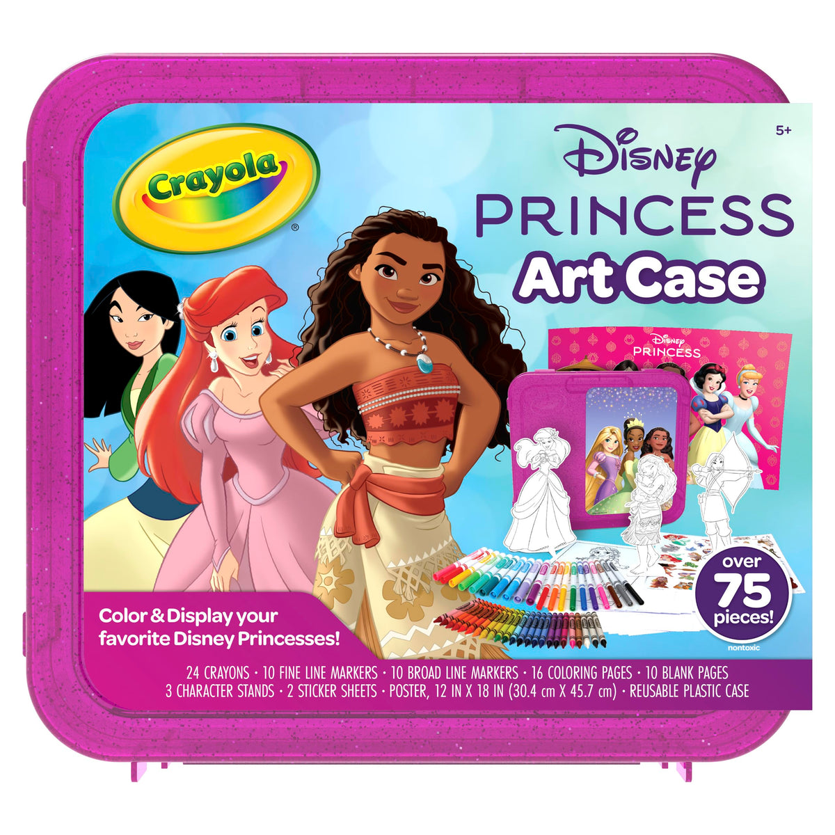 Crayola Disney Princess coloring pages spark magical scenes for practice and imagination.