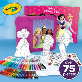Crayola Disney Princess sticker sheets add sparkle and finishing touches to artwork.