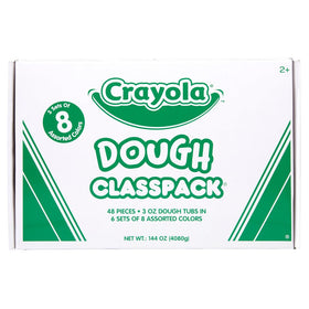 Crayola Dough Classpack offers 8 colors to inspire color mixing in lessons