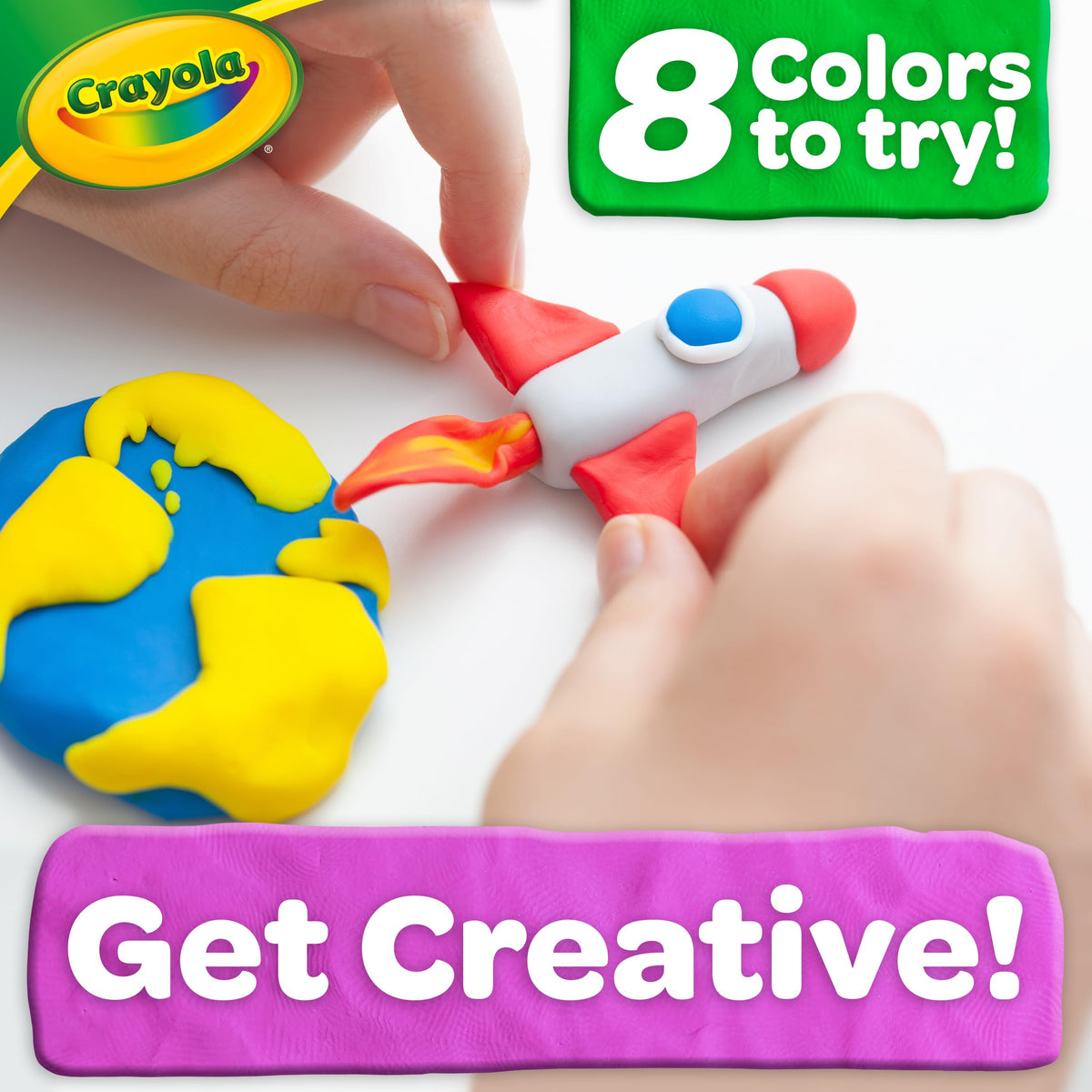 Crayola Dough Classpack is made with non toxic ingredients for safe exploration