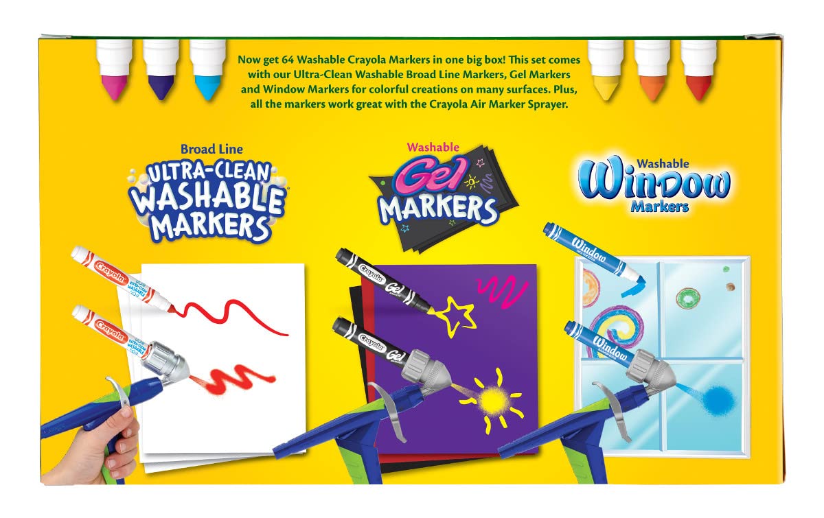 Crayola Easter basket idea markers add spring-time creativity