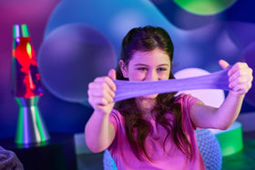 Crayola Galactic Goo glitter glues add sparkle to slime projects.