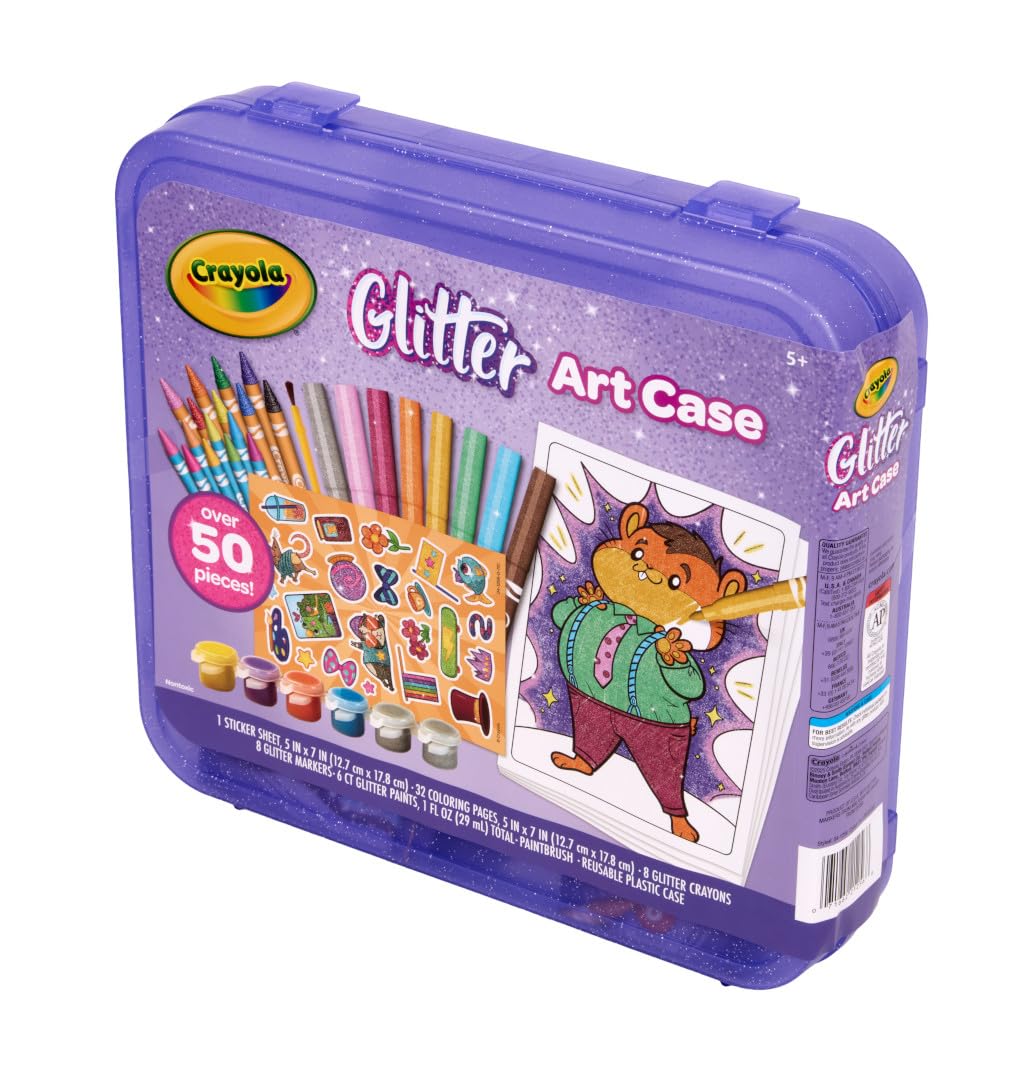 Crayola Glitter Art Kit coloring pages feature Dress Up Pets for imaginative scenes.