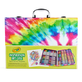 Crayola Inspiration Art Case contents neatly displayed for easy access during art sessions.