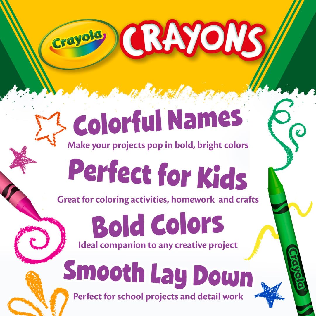 Crayola Jumbo Crayons Classpack 200ct ACMI certified for ages 3 and up