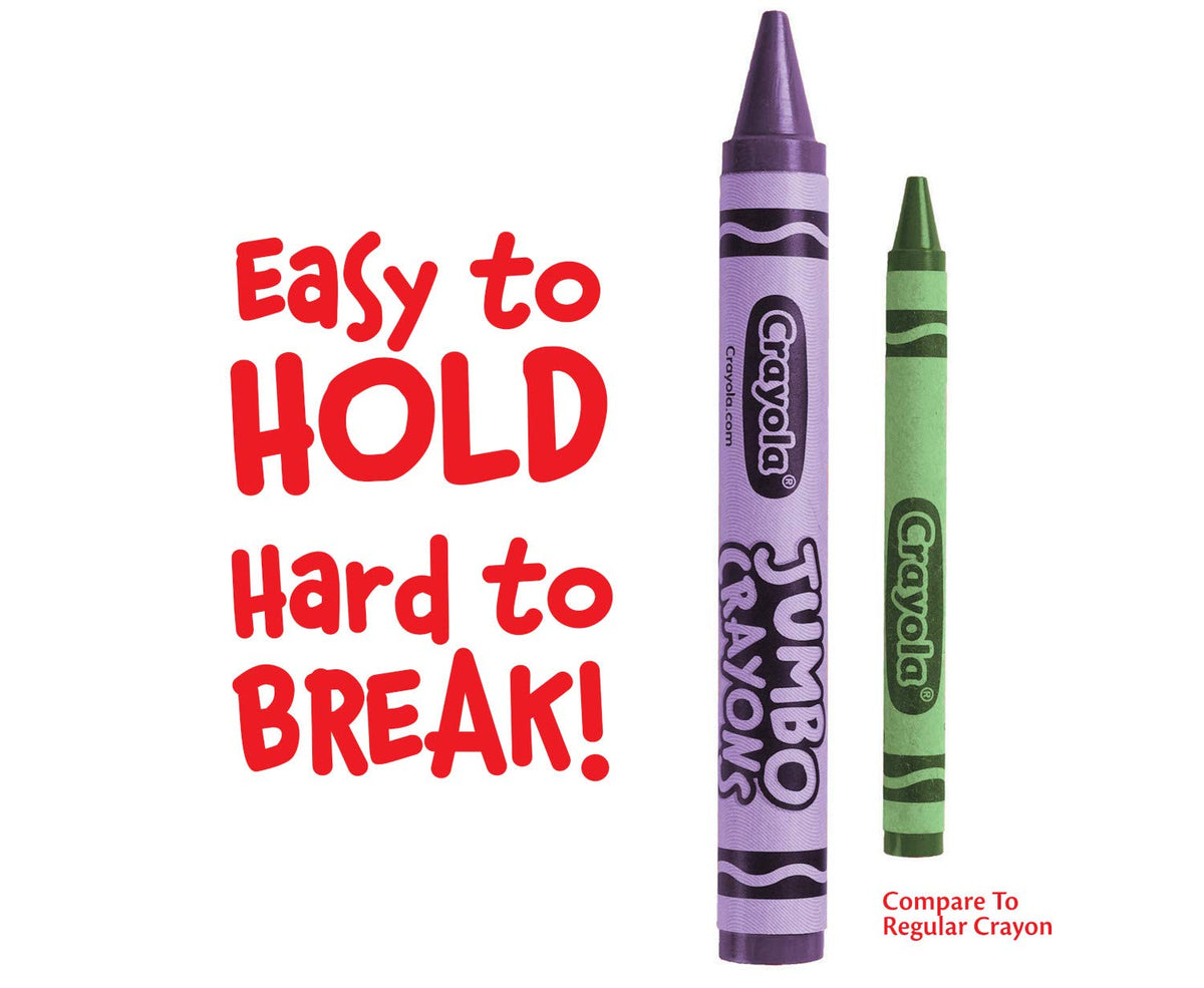 Crayola Jumbo Crayons Classpack 200ct pair with construction paper for projects